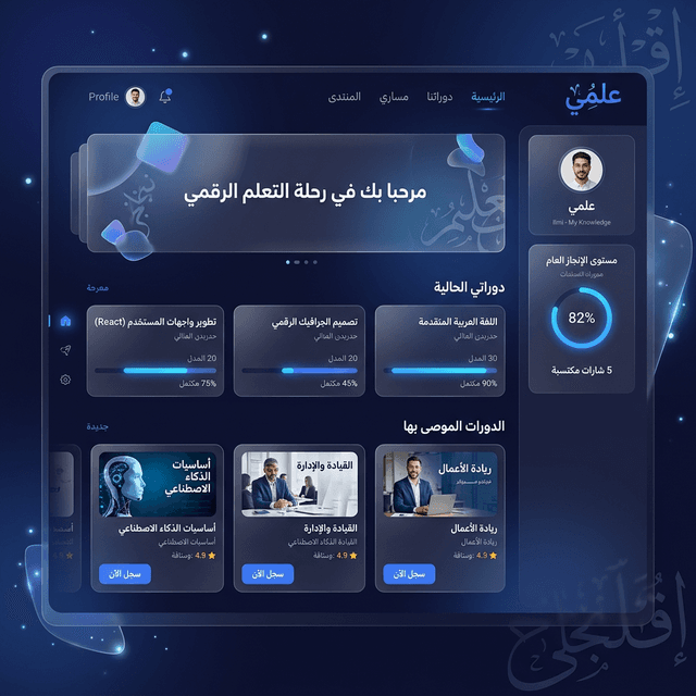 منصة التعليم الإلكتروني العربي